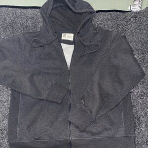 EUC Champion Dark Gray Men's Zip Up Sweater